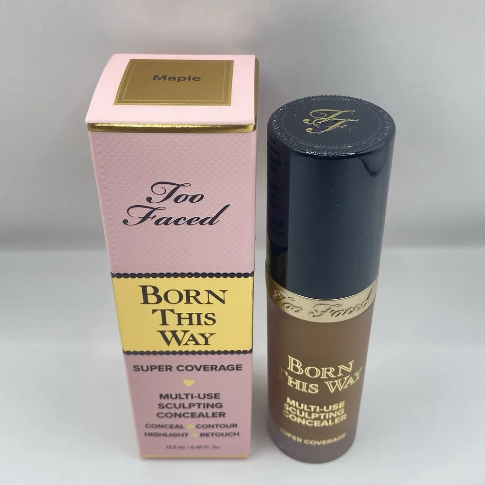 Too Faced Born This Way Multi Use Sculpting Concealer - Maple - New Full Size